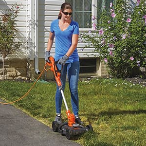 BLACK+DECKER 3-in-1 Corded Lawn Mower, String Trimmer & Edger, 12-Inch (BESTA512CM)