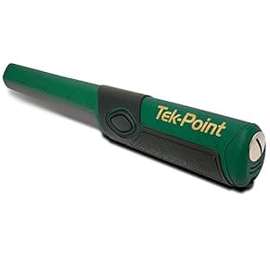 Teknetics TEK-Point Waterproof Metal Detector Pinpointer Probe, Green, High Precision for Target Location, Durable, Vibration & Audio Alerts, Ideal for Coin and Relic Hunting
