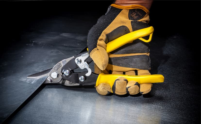 Crescent Wiss 9-3/4 Inch MetalMaster Compound Action Snips - Straight, Left and Right Cut - M3R