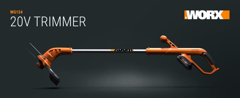 Worx String Trimmer Cordless & Edger 20V 10" Weed Trimmer PowerShare (Battery & Charger Included) WG154