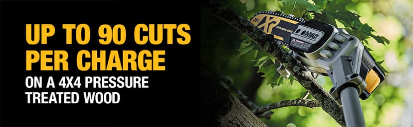 DEWALT 20V MAX* XR® Brushless Cordless Pole Saw (Tool Only-Battery & Charger not included) (DCPS620B)