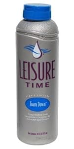 Leisure Time 30241A Foam Down Cleanser for Spas and Hot Tubs, 32 fl oz (Package may vary)