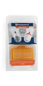 Husqvarna 130 Gas Powered Chainsaw, 38-cc 2-HP, 2-Cycle X-Torq Engine, 16 Inch Chainsaw with Automatic Oiler, For Wood Cutting and Tree Pruning, Orange