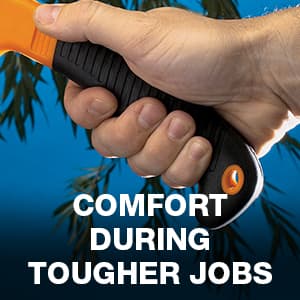 Fiskars Folding Hand Saw, 7" Pruning Saw with Power Tooth Blade with Triple Ground Teeth that Powers Through Wood Faster, Soft Grip Handle
