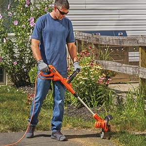 BLACK+DECKER 3-in-1 Corded Lawn Mower, String Trimmer & Edger, 12-Inch (BESTA512CM)