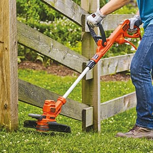 BLACK+DECKER String Trimmer with Auto Feed, Electric, 6.5-Amp, 14-Inch (BESTA510)