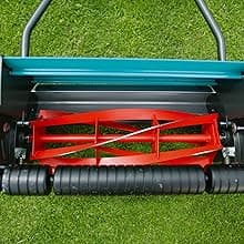 GARDENA (4018) Classic 16" Reel Lawn Mower with 5 Blades. Perfect Cut Every time for meticulous Yards. Eco-Friendly, Made in Europe