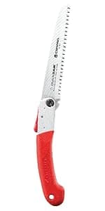 Corona Tools 7-Inch QuickSAW Folding Saw | Pruning Saw Designed for Single-Hand Use | Curved Blade Hand Saw | Cuts Branches Up to 4" in Diameter | QS 7800