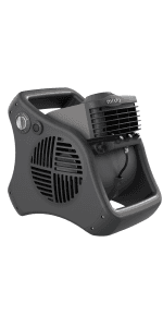 Lasko Misto Outdoor Misting Blower Fan, Ideal for Sports, Camping, Decks & Patios, 3 Speeds, 15", Black, 7050