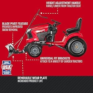 Craftsman CMXGZBF7124441 42-Inch Snow Blade Snowblade, Black