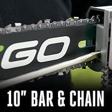 EGO Power+ MPS1001 10-inch Pole Saw & Power Head with 2.5Ah Battery & Charger Included