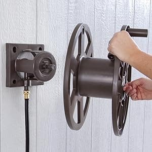 Liberty Basics 510 Wall Mount Hose Reel, Bronze