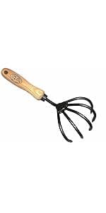 DeWit Forged Transplant Trowel with Short Handle, Lightweight & Durable Garden Tool with Comfortable Grip for Planting, Digging & Transplanting