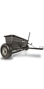 Agri-Fab 45-0463 130 lb. Tow-Behind Lawn & Garden Broadcast Spreader for Seed,Fertilizer,Salt,Ice Melt; Easy to use Flow Control from Seat of Riding Lawn Mower