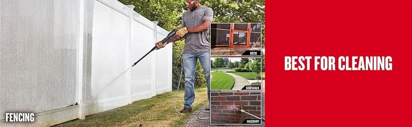 CRAFTSMAN Electric Pressure Washer, Cold Water, 1900 -PSI, 1.2-GPM, Corded (CMEPW1900)