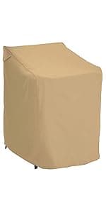 Classic Accessories Terrazzo Water-Resistant 34 Inch Round Stand-Up Patio Heater Cover, Patio Furniture Covers