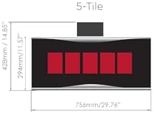 Bromic Heating BH0110003-1 Smart-Heat Platinum 500 Radiant Infrared Patio Heater, Natural Gas, 39800 BTU