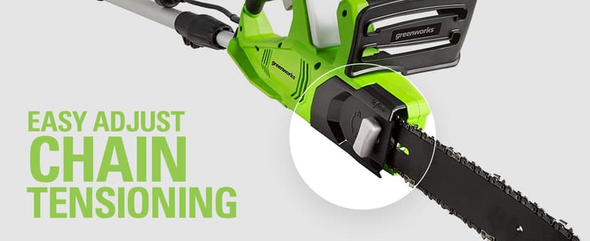 Greenworks 7 Amp (2-In-1) 10-inch Corded Electric Polesaw, PSCS06B01