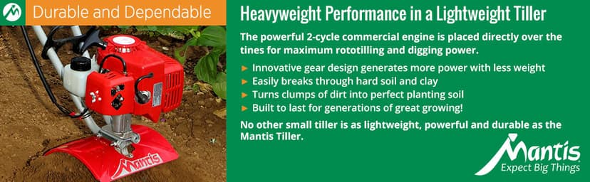 Mantis 7920 2-Cycle Plus Tiller / Cultivator