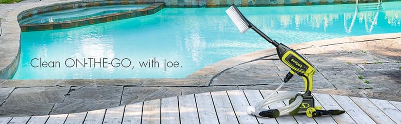 Sun Joe 24V-PP350-LTE 24-Volt IONMAX Power Cleaner Kit, W/ 2.0-Ah Battery + Charger, Water Siphon Hose, Utility Brush, and more, Portable Cleaning On-The-Go