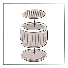 Keter Outdoor Storage Deck Box, 37 Gallon Waterproof Patio Table Bin, Circa, Brown