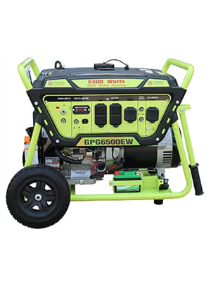 Gasoline Powered Portable Generator 10000 Watt, Recoil/Electric Start, 12V-8.3A Charging Outlets, Home Back Up & RV Ready, 49 State Approved(Excluding California)