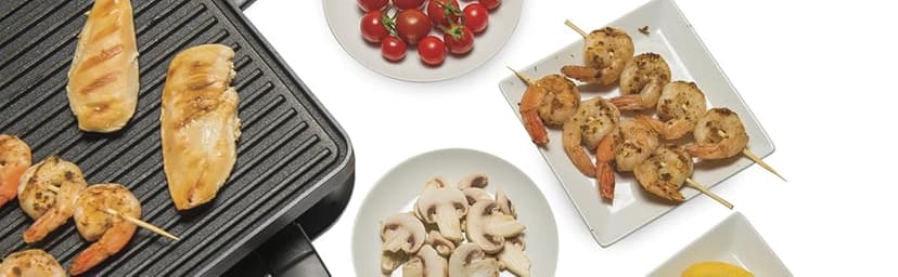 Hamilton Beach Electric Indoor Raclette Table Grill, PFAS-Free Serves up to 8 People for Parties and Family Fun, Includes 8 Warming Trays, Black (31612MN-MX), 200 sq. in. Nonstick Griddle