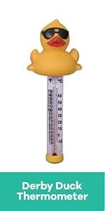 GAME Solar Digital Pool & Spa Floating Thermometer, Solar Powered, Fahrenheit & Celsius, Double-Sided Display, LCD Screen, Blue