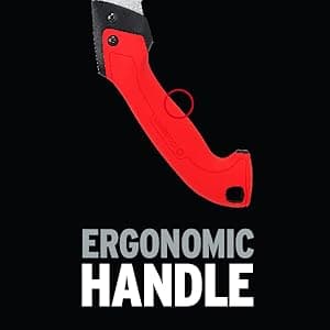 Corona Tools 14-Inch RazorTOOTH Pruning Saw | Tree Saw Designed for Single-Hand Use | Curved Blade Hand Saw | Cuts Branches Up to 8" in Diameter | RS16020, Red
