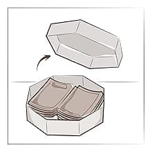 Keter Outdoor Storage Deck Box, 37 Gallon Waterproof Patio Table Bin, Circa, Brown