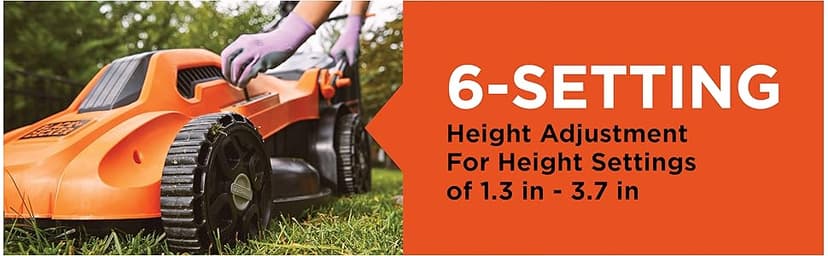 BLACK+DECKER Lawn Mower, Corded, 13 Amp, 20-Inch (BEMW213)