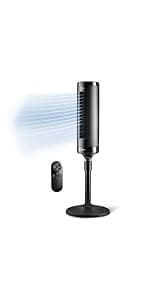 Lasko Wind Machine Air Circulator Floor Fan, 3 Speeds, Pivoting Head for Large Spaces, 20", 3300, White