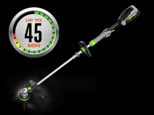 EGO Power+ String Trimmer, Battery Powered, 15" Trimmer for Weeds and Grass with POWERLOAD, Telescopic Aluminum Shaft, Includes 56V 2.5Ah Battery and Charger - ST1511T