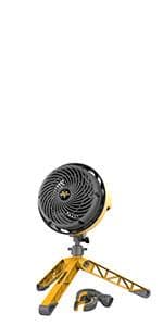 Vornado EXO51 Heavy Duty Air Circulator Shop Fan with IP54 Rated Dustproof and Water-Resistant Motor, Green, CR1-0389-17, Medium