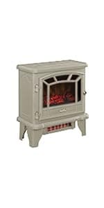 duraflame Freestanding Electric Fireplace Stove Heater with 3D Flame Effect for 1,000 Sq. Ft. Room, Navy