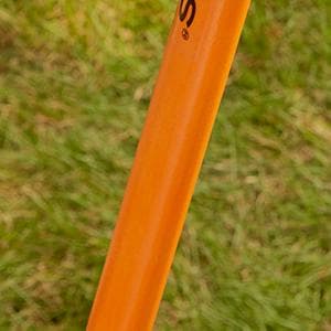 Fiskars 7ft-14ft Power-Lever Extendable Pole Saw and Tree Pruner, Lawn and Garden Tools, Black/Orange