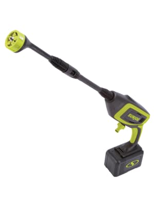 Sun Joe 24V-PP350-LTE 24-Volt IONMAX Power Cleaner Kit, W/ 2.0-Ah Battery + Charger, Water Siphon Hose, Utility Brush, and more, Portable Cleaning On-The-Go