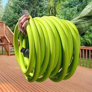 Flexzilla Garden Hose 3/4 in. x 100 ft., Heavy Duty, Lightweight, Drinking Water Safe, ZillaGreen - HFZG6100YW-E