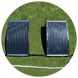 GAME 4721-BB SolarPRO Curve Solar Pool Heater, Made for Intex & Bestway Above-Ground and Inground Pools, Includes Intex Adapters, 2 Hoses & Clamps