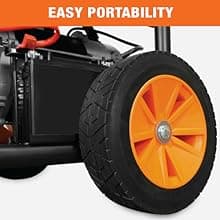 WEN 11,000-Watt 120V/240V Dual Fuel Portable Generator with Wheel Kit and Electric Start (DF1100T)