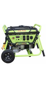 Gasoline Powered Portable Generator 10000 Watt, Recoil/Electric Start, 12V-8.3A Charging Outlets, Home Back Up & RV Ready, 49 State Approved(Excluding California)
