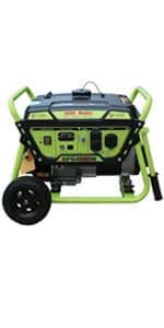 Gasoline Powered Portable Generator 10000 Watt, Recoil/Electric Start, 12V-8.3A Charging Outlets, Home Back Up & RV Ready, 49 State Approved(Excluding California)