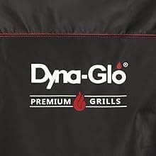 Dyna-Glo DG1382CSC Vertical Offset Charcoal Smoker Grill Cover, Fits Size Up to: 45.5in W x 18.5in D x 48.9in H, Black