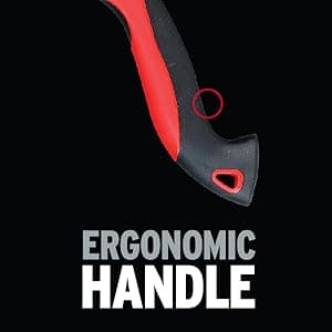 Corona Tools 14-Inch RazorTOOTH Pruning Saw | Tree Saw Designed for Single-Hand Use | Curved Blade Hand Saw | Cuts Branches Up to 8" in Diameter | RS 7395, Red/Black