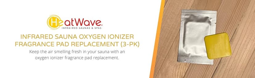 SA5015 Infrared Sauna Oxygen Ionizer Fragrance Pad Replacement, 3-Pack