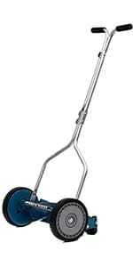 Great States 304-14 14-Inch 5-Blade Push Reel Lawn Mower, Red