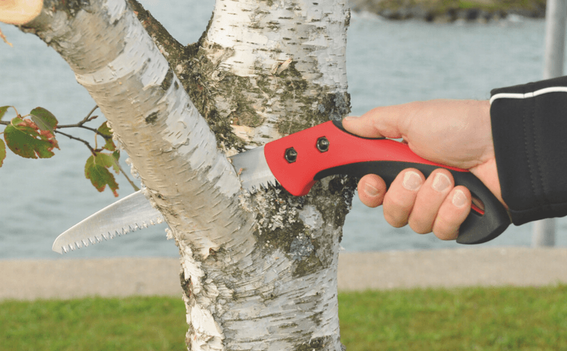 FELCO Pruning Saw (F 640) - Curved Tree Pull Stroke Pruner Saw w/ Carrying Sheath
