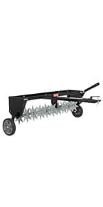 Agri-Fab 45-0299 48" Tow Behind Lawn Plug Aerator with Universal Hitch; Designed to Pull Behind Lawn & Garden Tractors