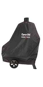 Dyna-Glo DG1382CSC Vertical Offset Charcoal Smoker Grill Cover, Fits Size Up to: 45.5in W x 18.5in D x 48.9in H, Black