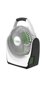 Lasko Misto Outdoor Misting Blower Fan, Ideal for Sports, Camping, Decks & Patios, 3 Speeds, 15", Black, 7050